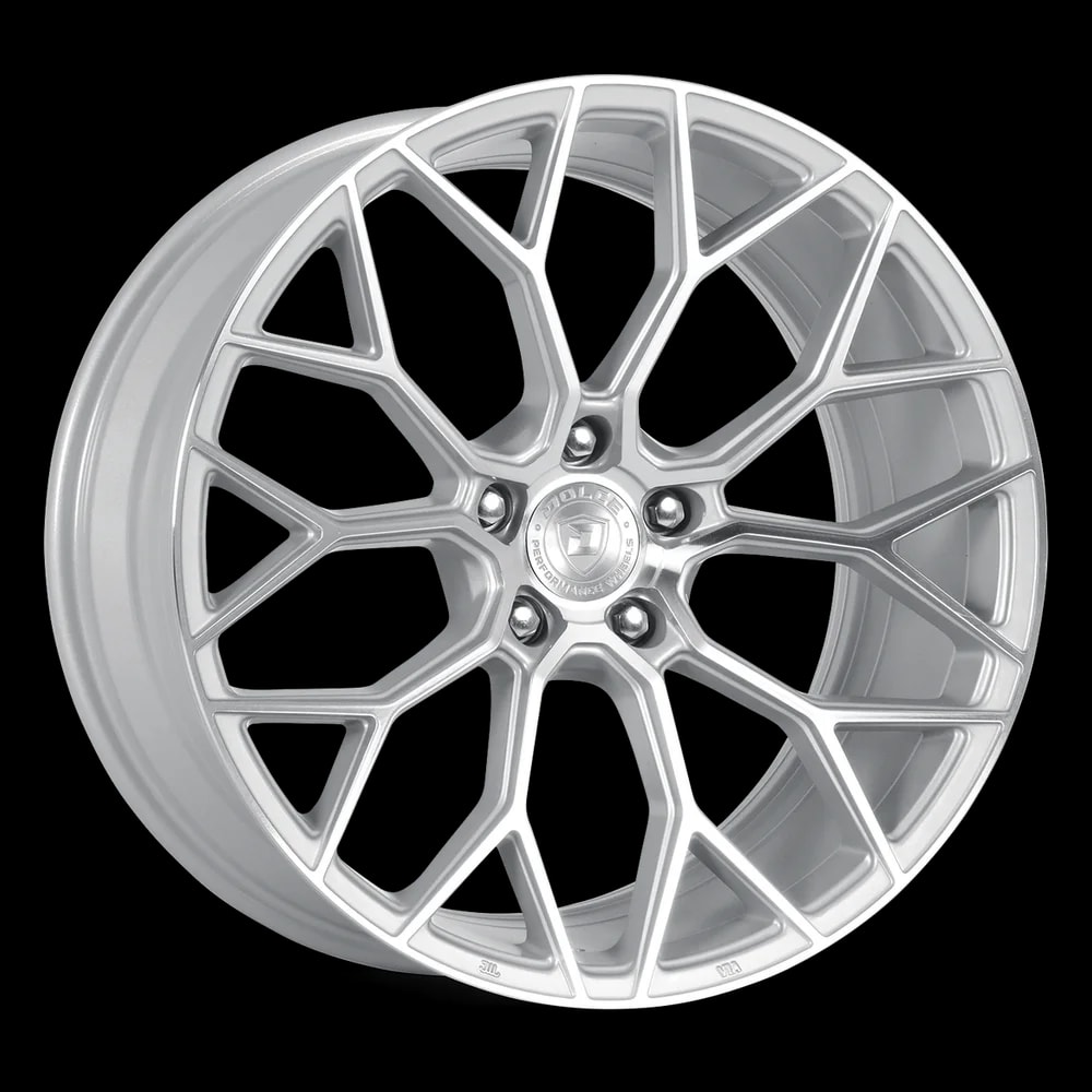Dolce Pista in Gloss Silver Machined Face