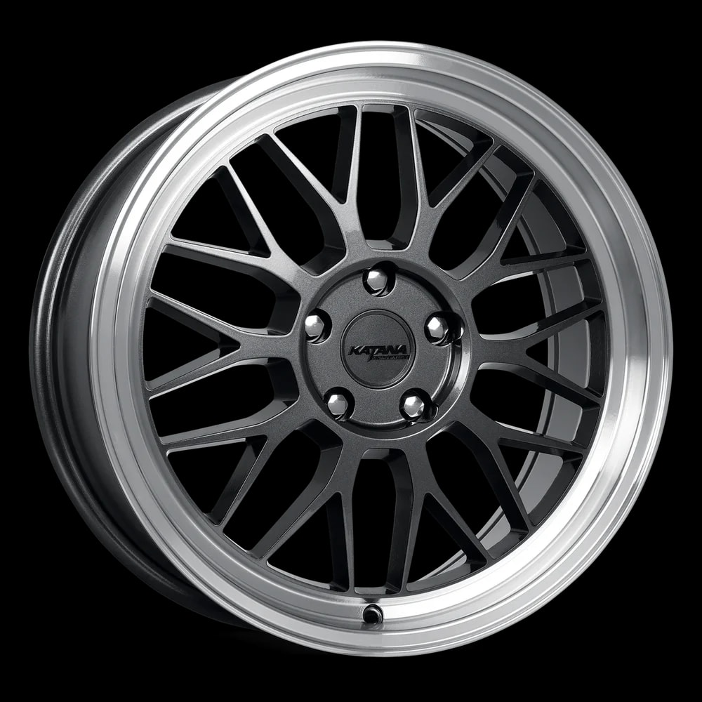 Katana KR06 in Gloss Gunmetal Machined Lip