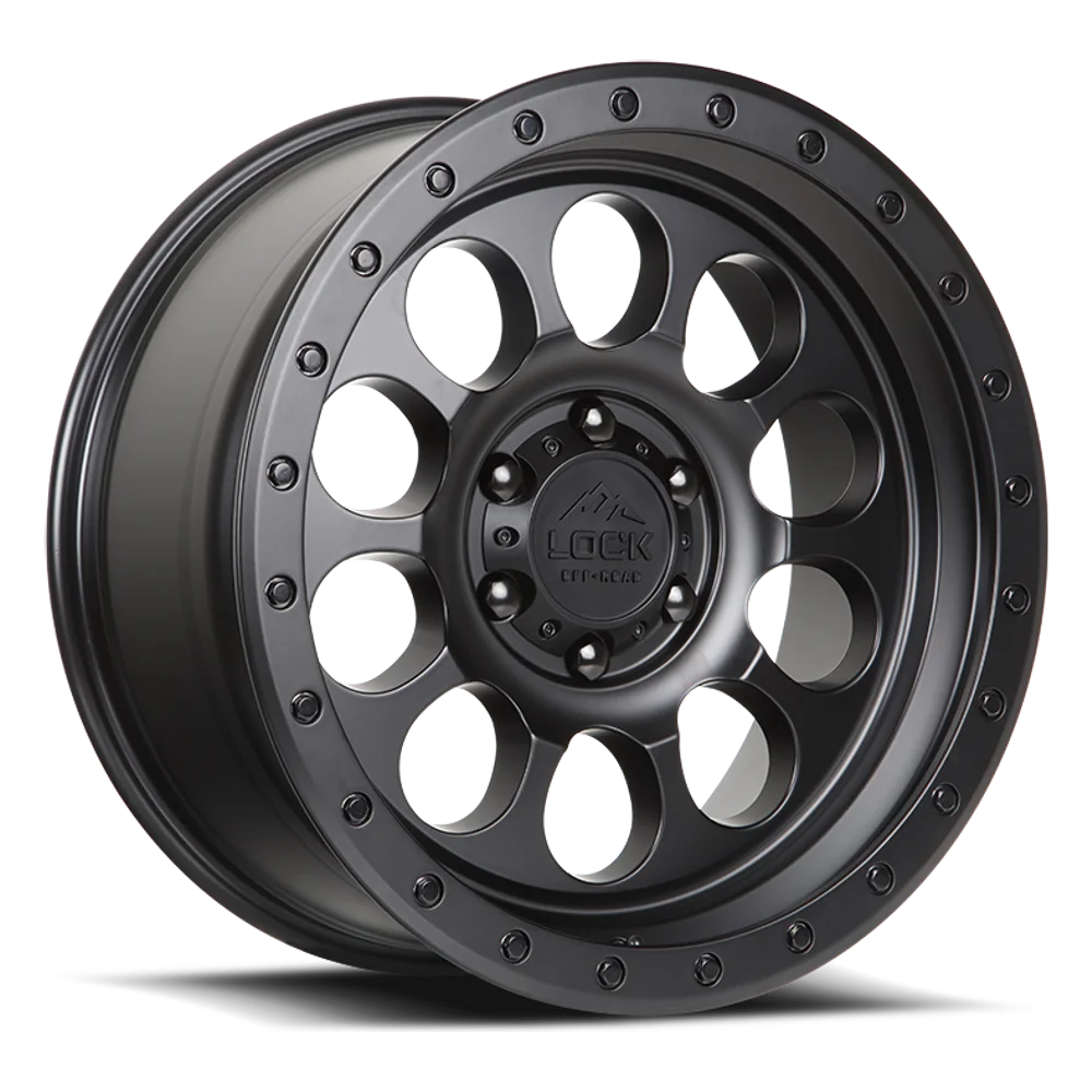 Lock Off-Road 50CAL in Matte Black With Matte Black Ring