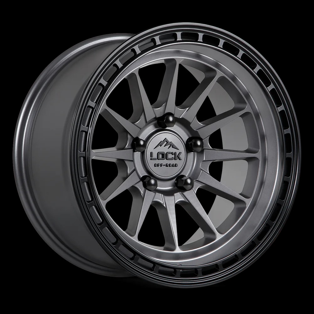 Lock Off-Road Baja in Matte Grey With Matte Black Ring