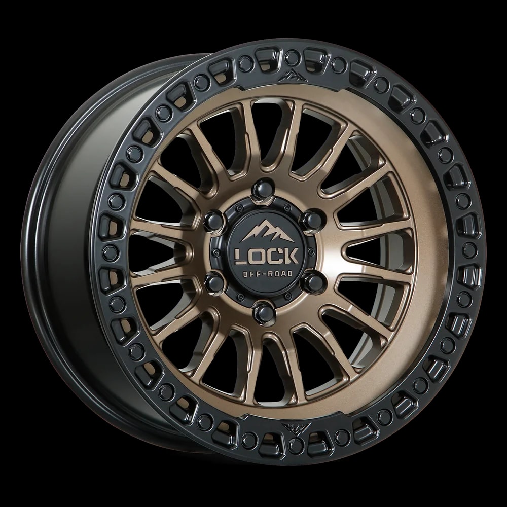 Lock Off-Road Grit in Matte Bronze With Matte Black Ring
