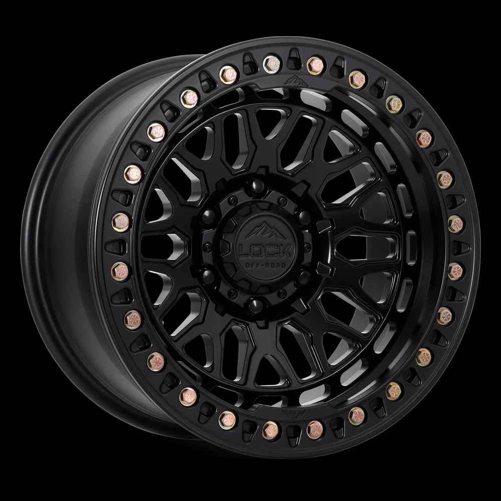 Lock Off-Road Invader Casting Beadlock in Matte Black