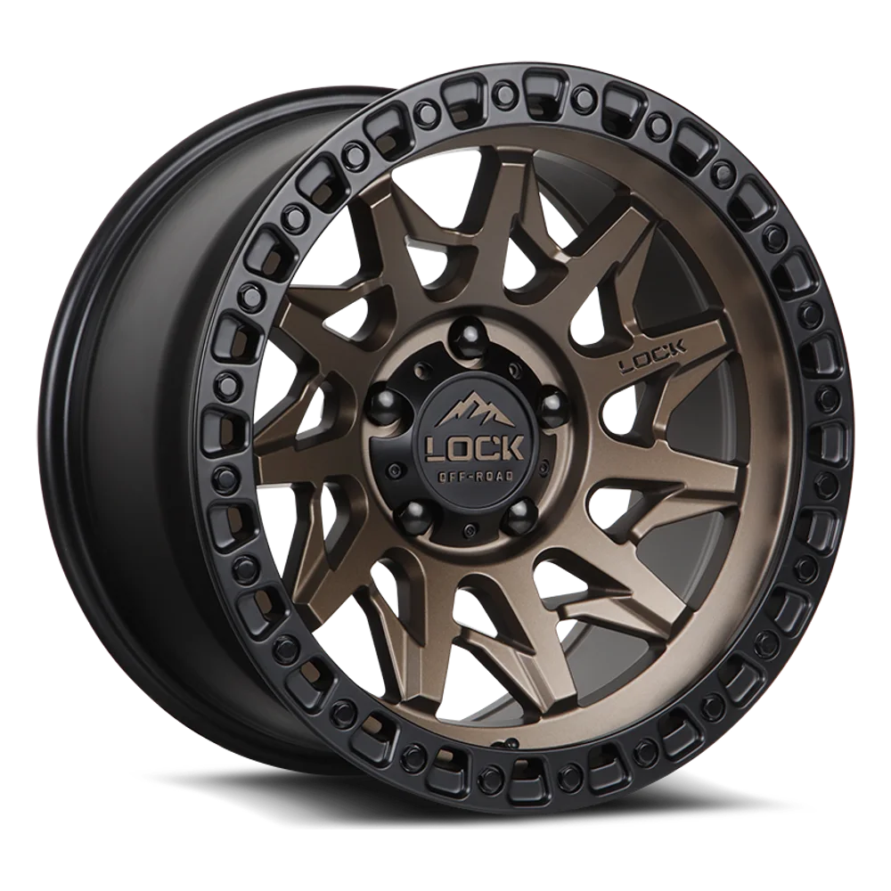 Lock Off-Road Lunatic in Matte Bronze With Matte Black Ring