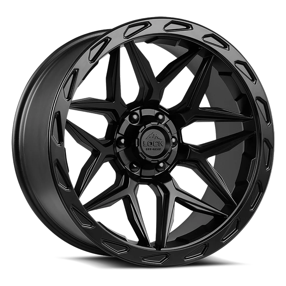 Lock Off-Road Matrix in Matte Black With Matte Black Ring