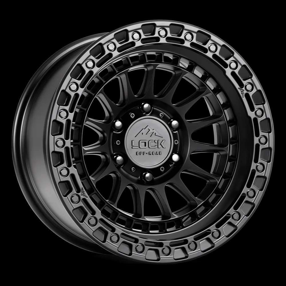 Lock Off-Road Mojave in Matte Black With Matte Black Ring