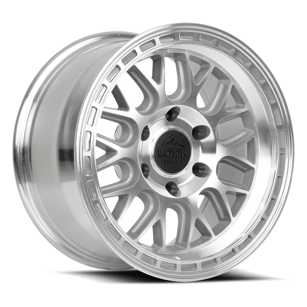 Lock Off-Road Onyx in Machined With Clear Coat