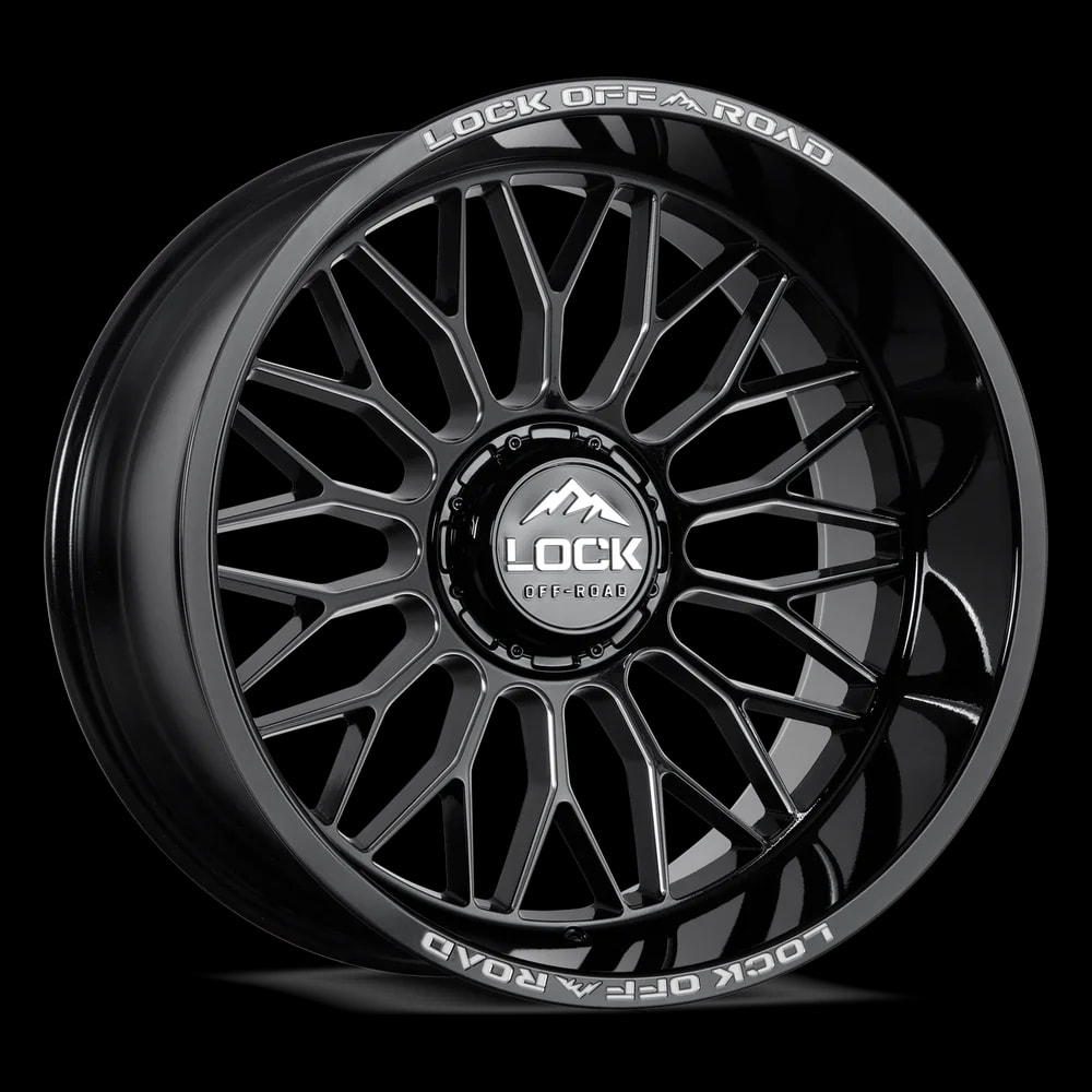 Lock Off-Road Rampage in Lock Extreme Gloss Black Milling